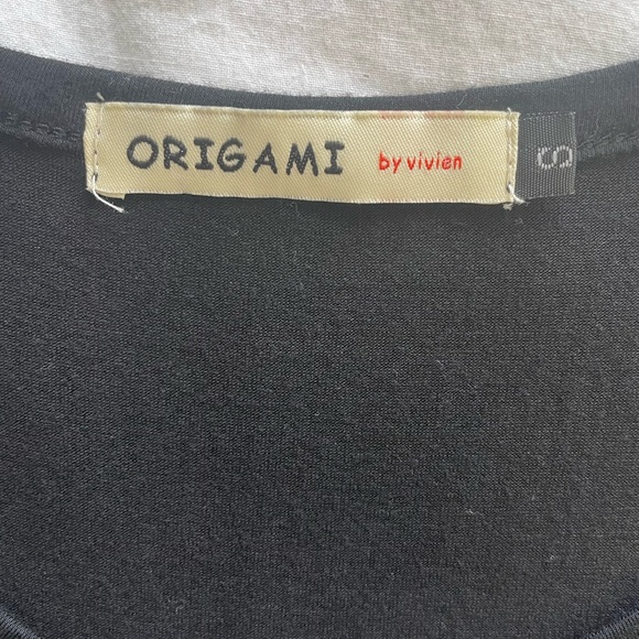 ORIGAMI by VIVIAN jersey tank with lace bottom - Picture 5 of 5